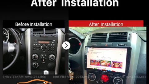 Màn hình DVD Android xe Suzuki Vitara 2008 - 2014 | Gotech GT6 New